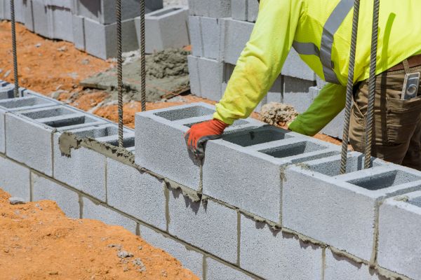 Concrete Blocks Installation in Stillwater