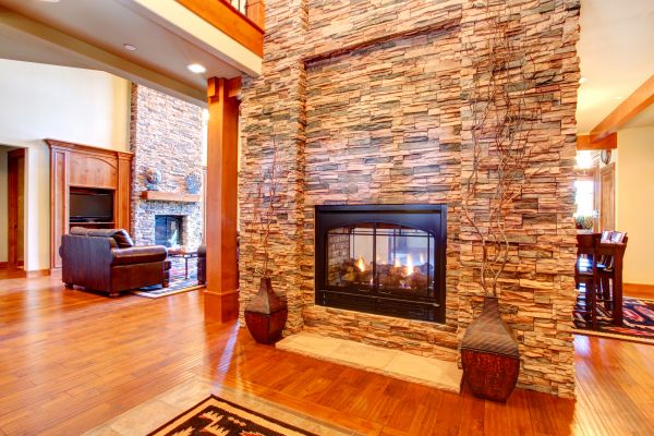 Stone Hearth Installation in Stillwater