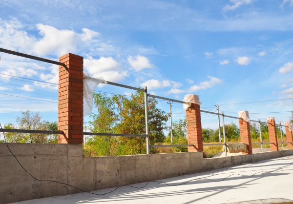 Brick Pillar Installation in Stillwater